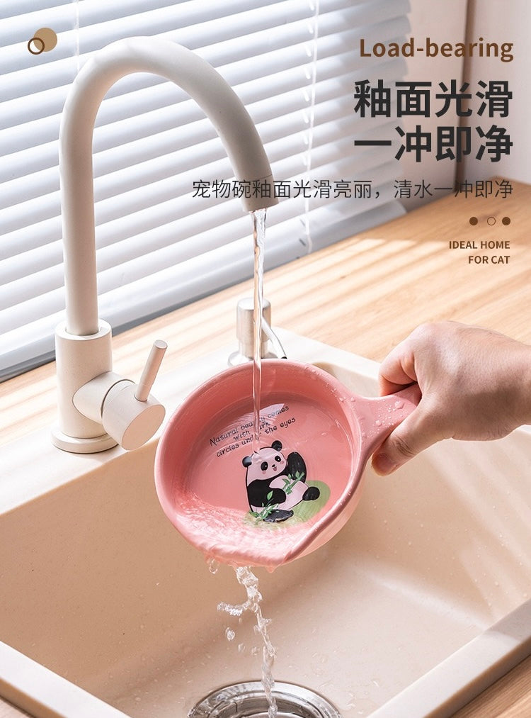 Panda Pan Pet Bowl