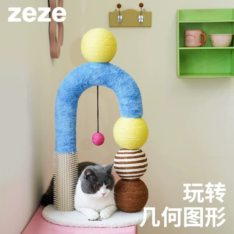 ZEZE Arched Scratching Post