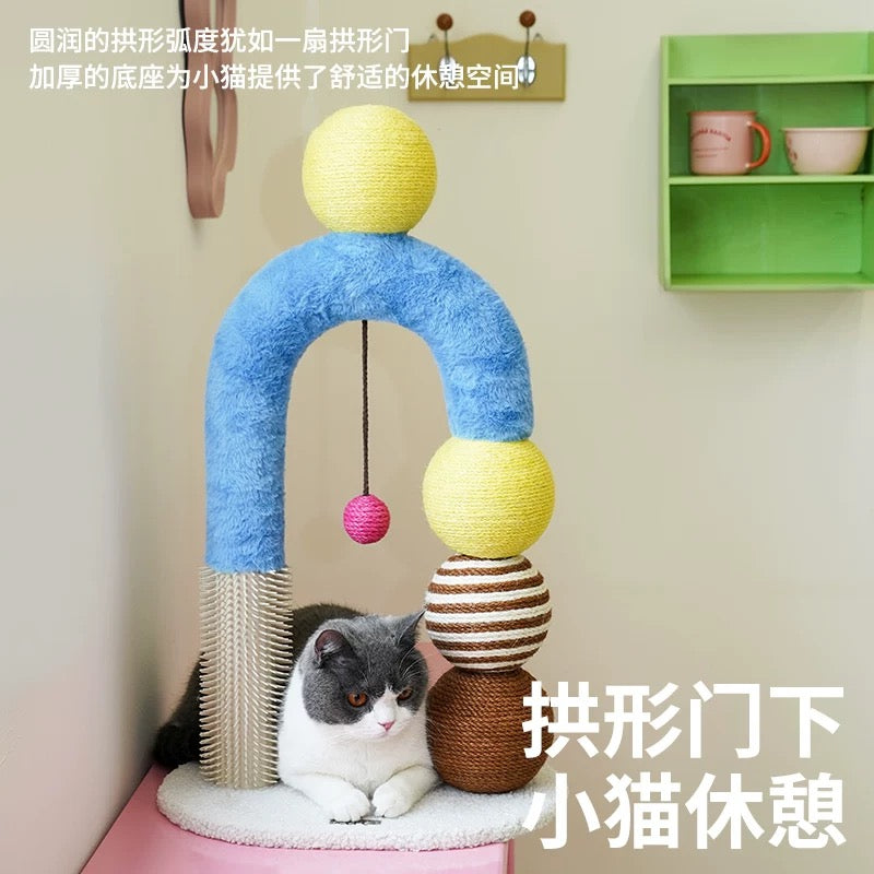 ZEZE Arched Scratching Post