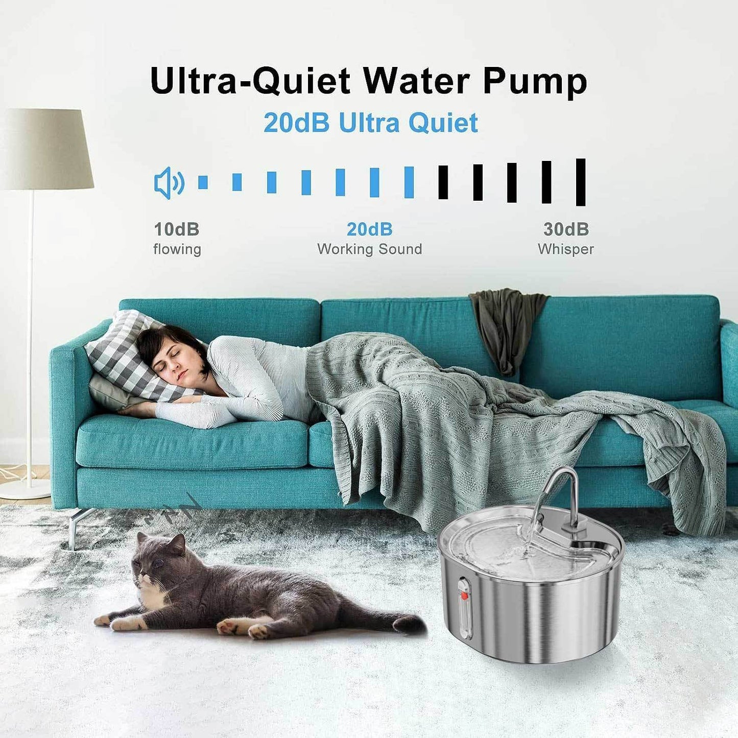 Stainless Steel Pet Water Dispenser