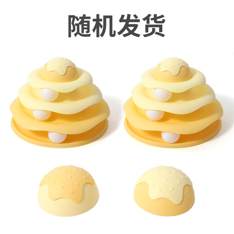 Multi-Layer Rocking Cat Toy