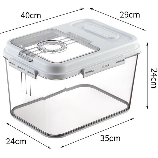 Magnetic Buckle Pet Food Storage Bucket
