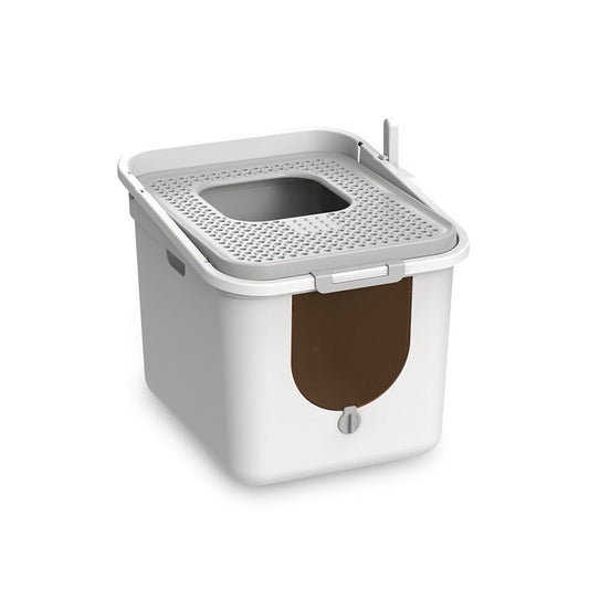 Enclosed Bucket Cat Litter Box