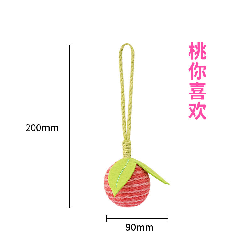 ZEZE Rattan Fruit Toy