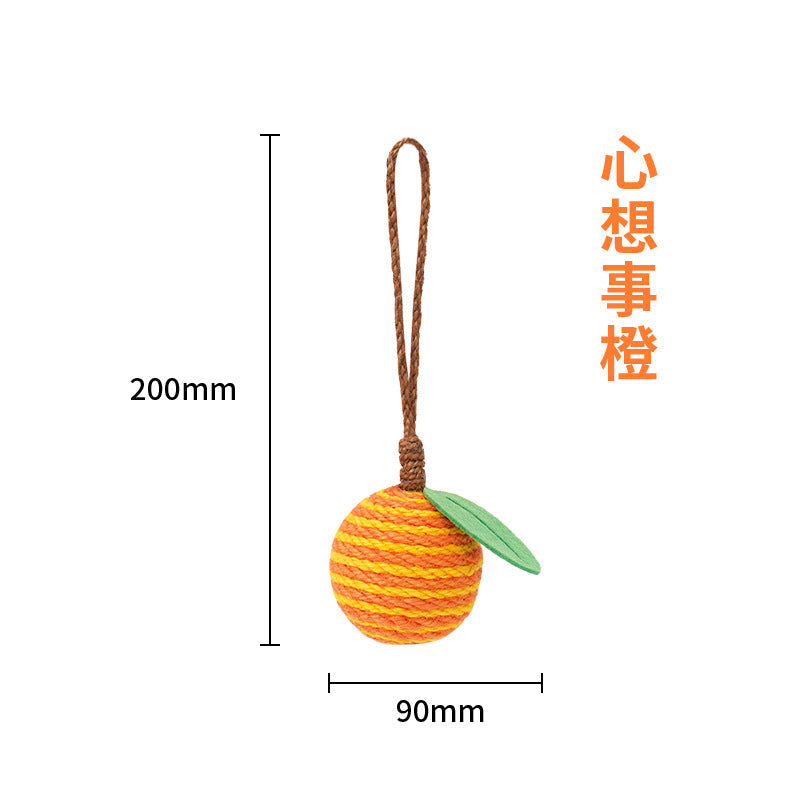 ZEZE Rattan Fruit Toy