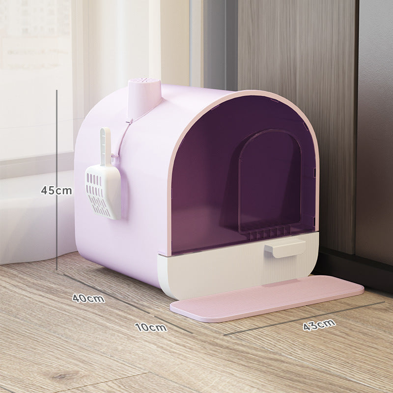 Cute House Cat Litter Box