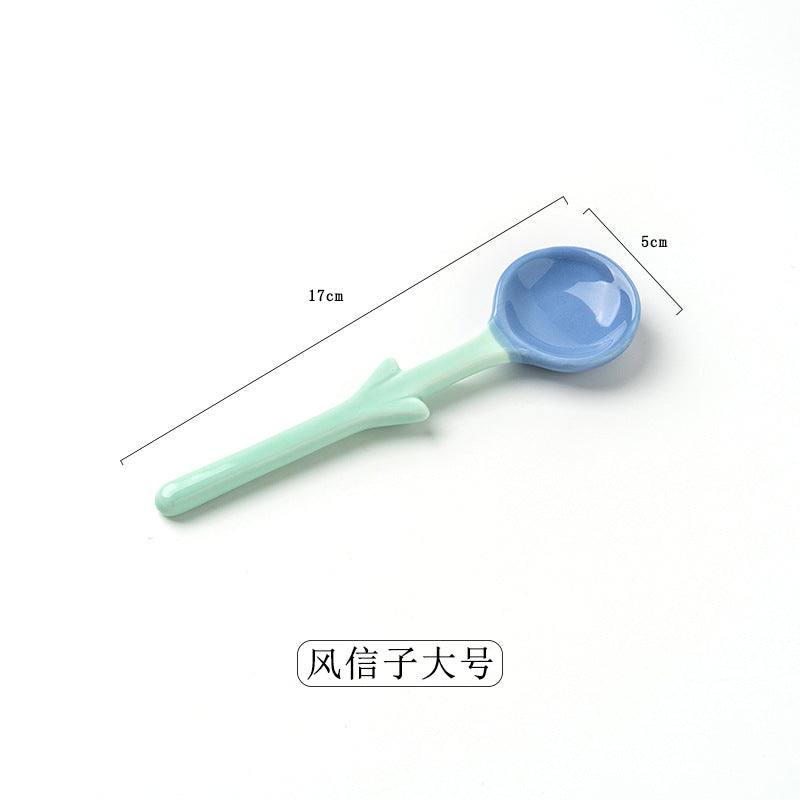 Flower Ceramic Spoon