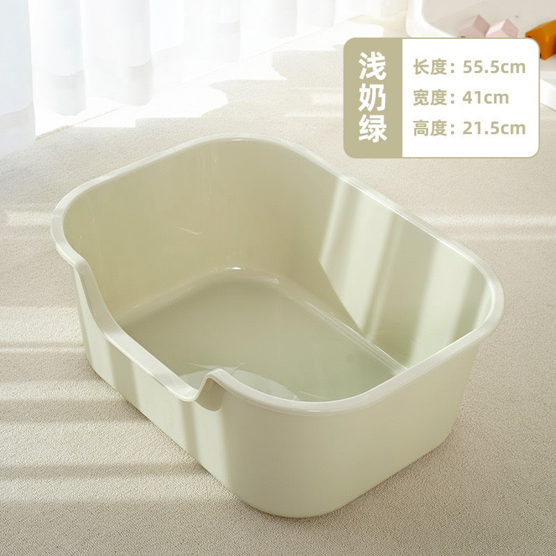 Creamy Open Litter Box