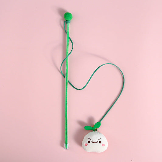 Cat Wand Toy Rice Ball