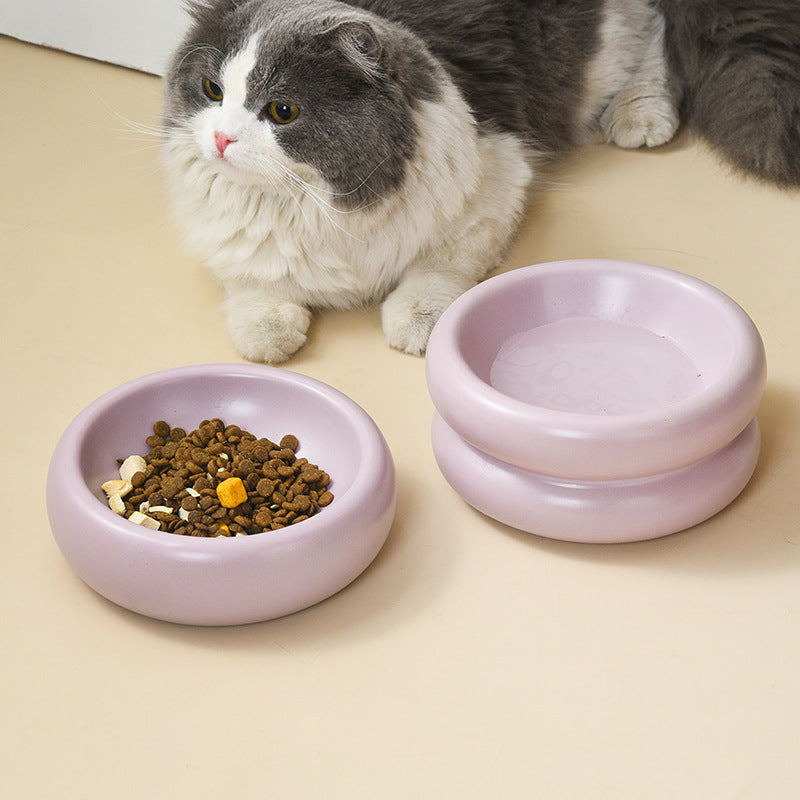 Chubby Donut Cat Bowl