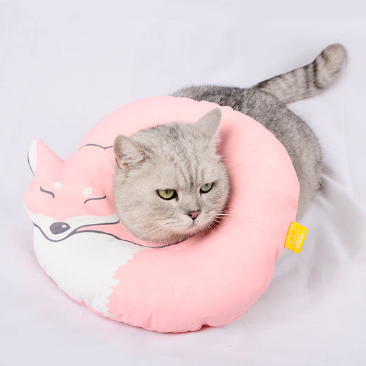Waterproof Recovery Collar Pink Fox