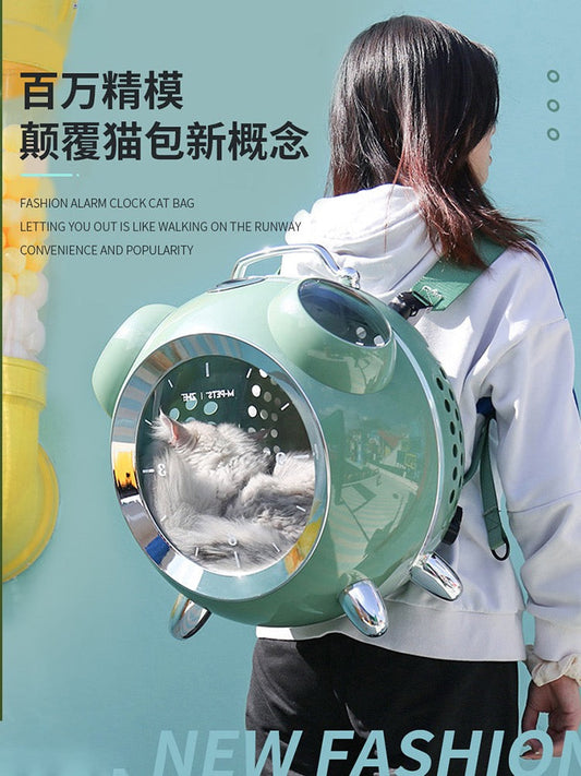 Clock Cat Bag
