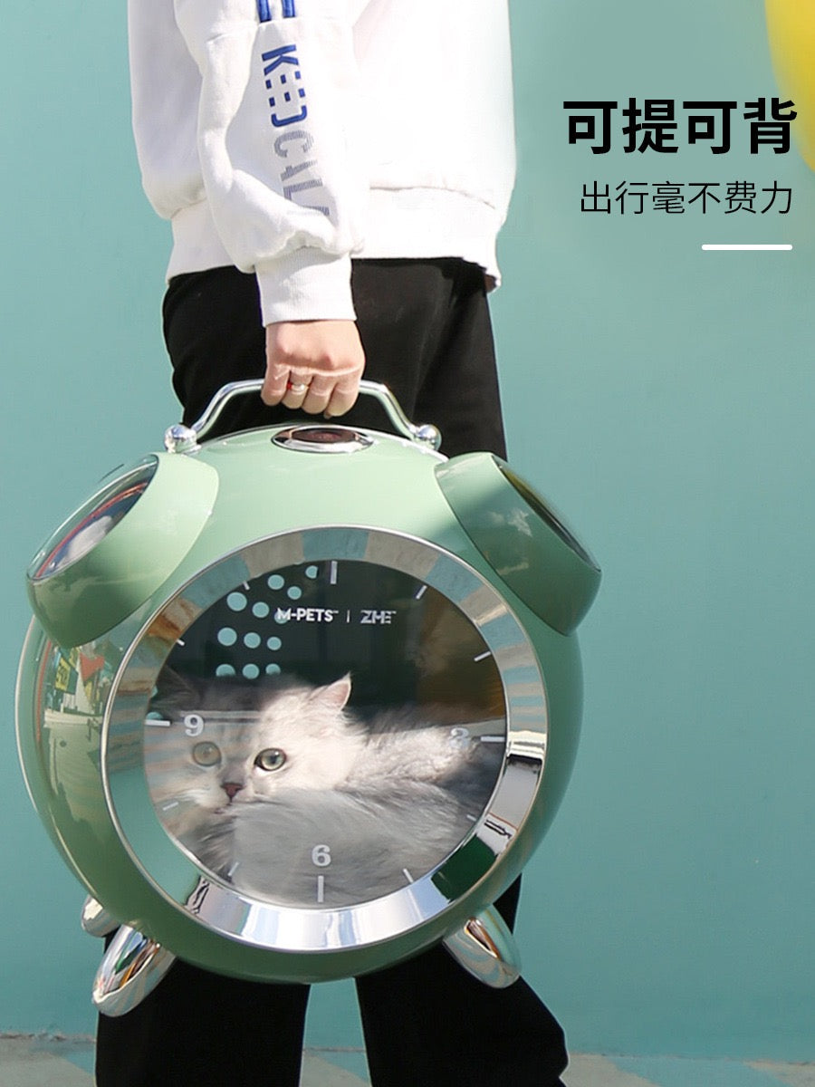 Clock Cat Bag