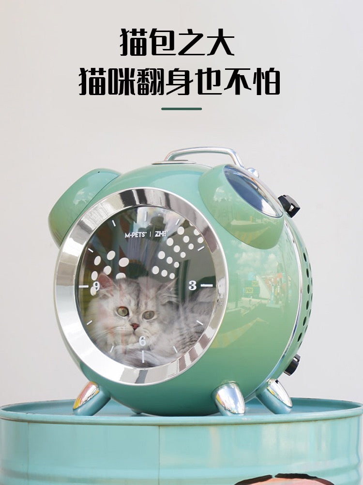 Clock Cat Bag
