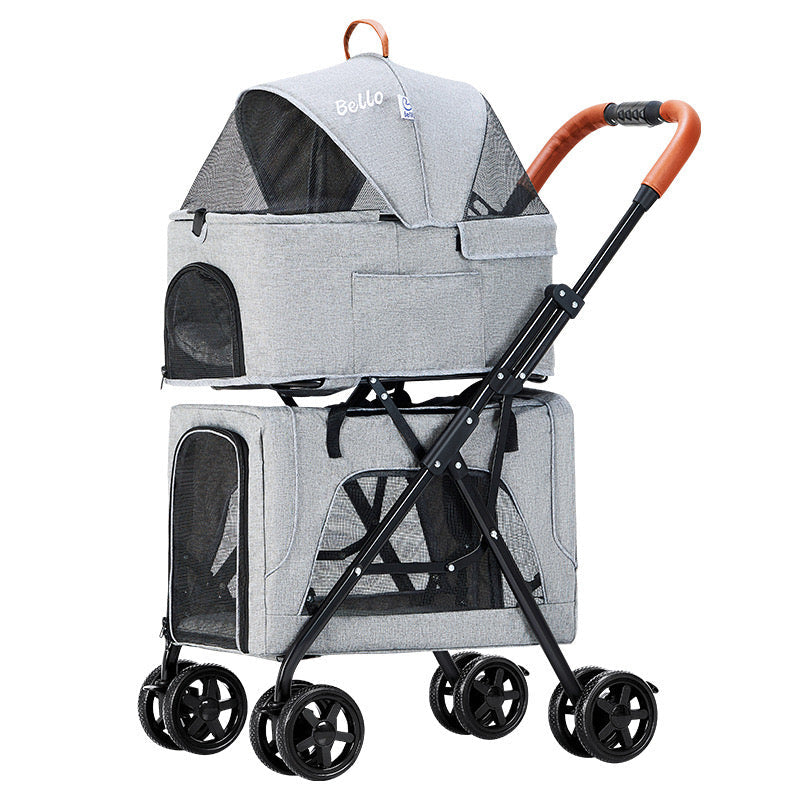 BELLO Double Decker Pet Stroller