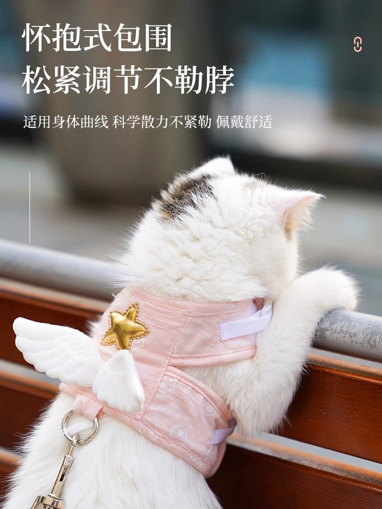 Angel Wings Cat Leash