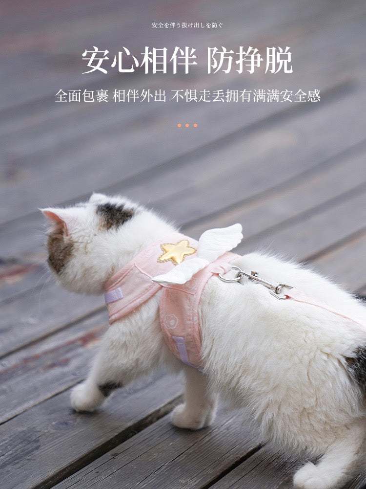Angel Wings Cat Leash