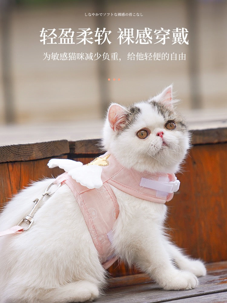 Angel Wings Cat Leash