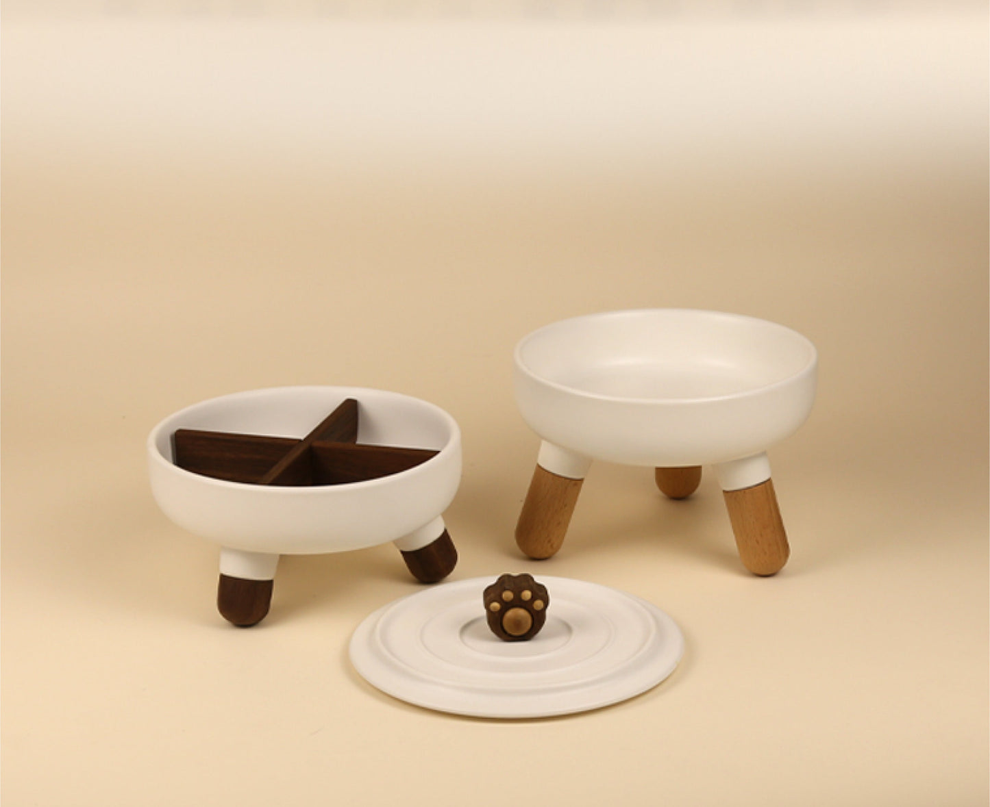 Walnut Elevated Bowl