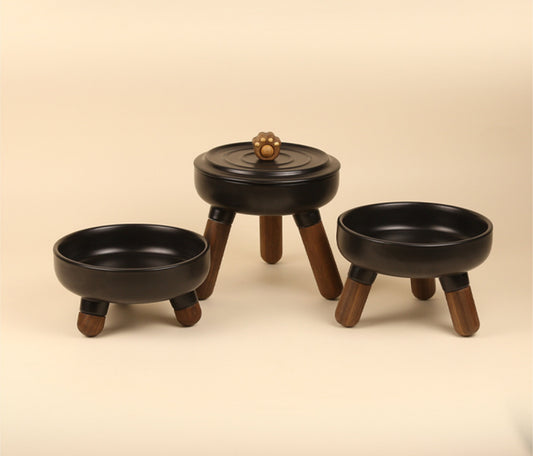 Walnut Elevated Bowl