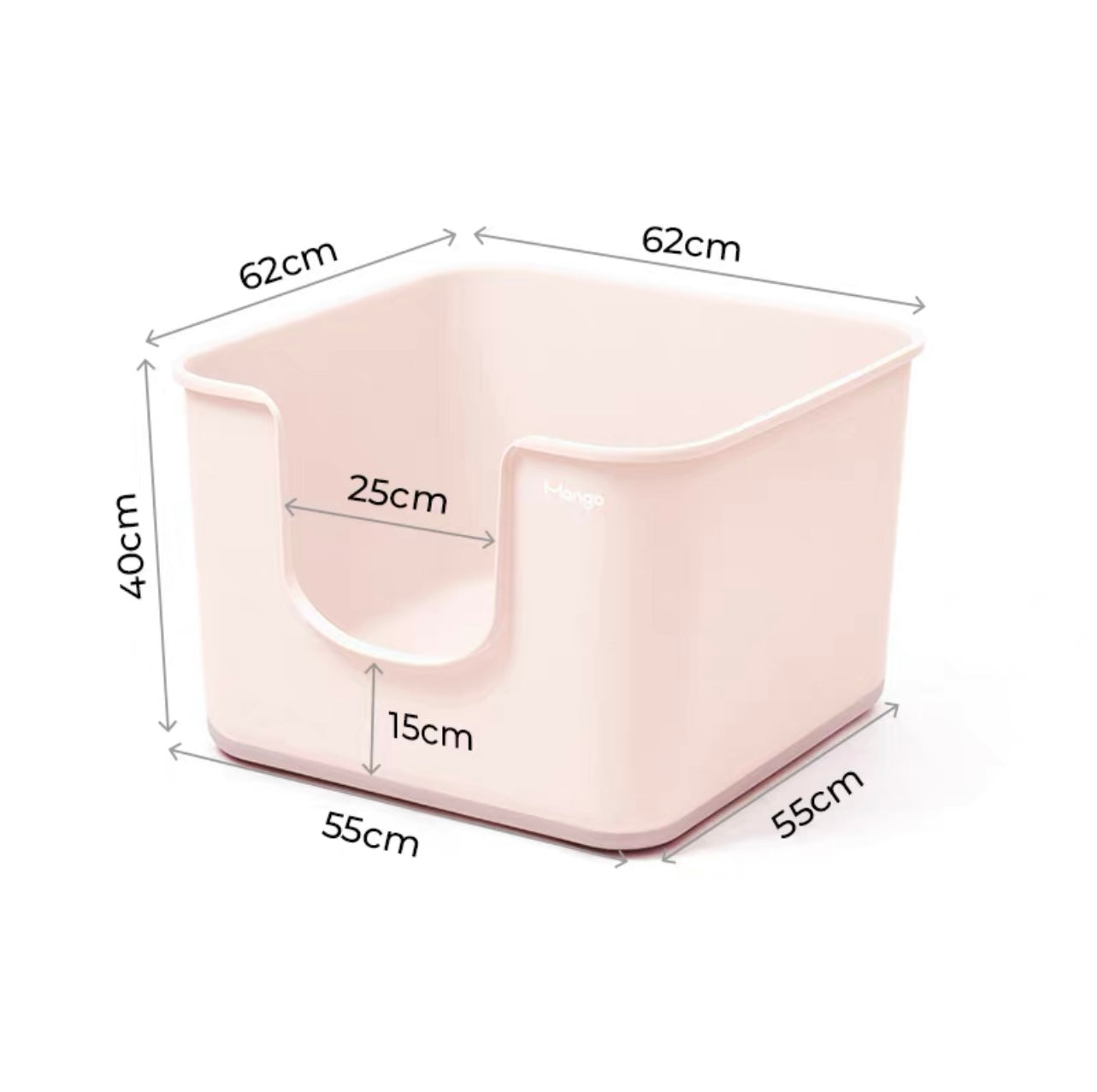 Mango Giant Cube Cat Litter Box