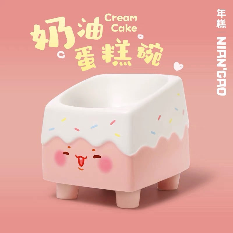 NG Cream Cake Cat Bowl