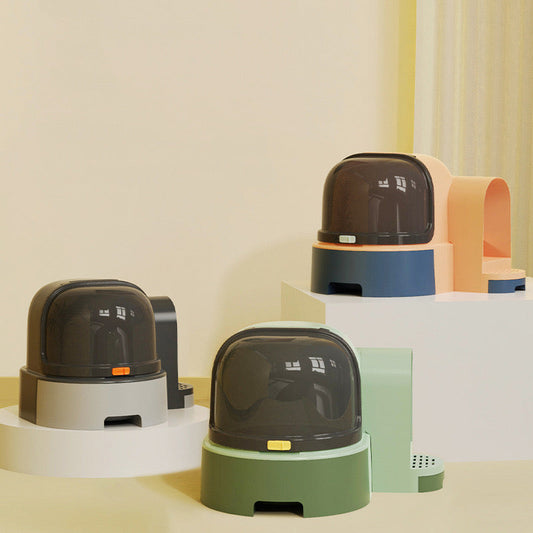 Space Tunnel Cat Litter Box