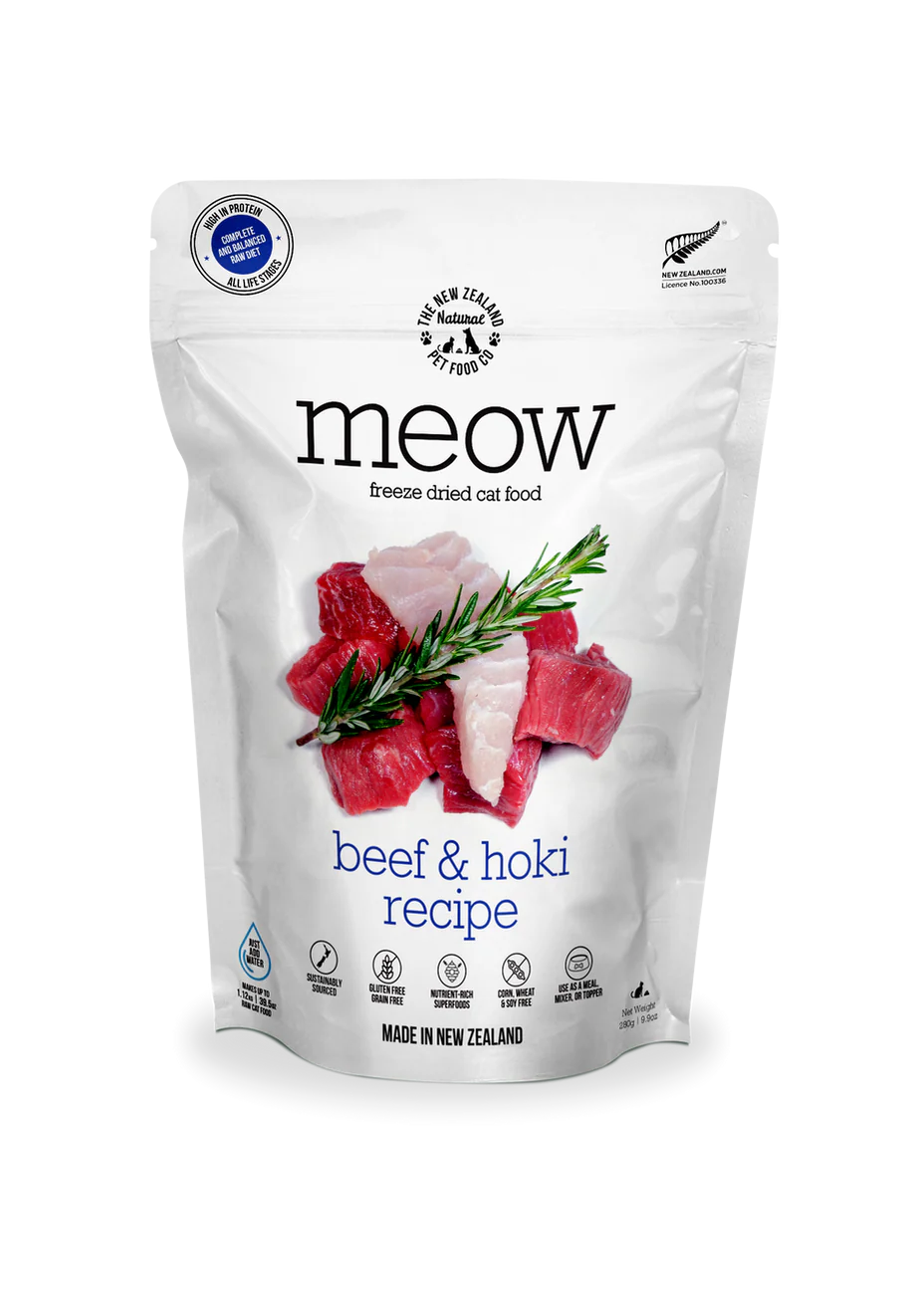 Meow Beef & Hoki 50g