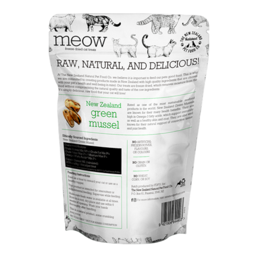 Meow Green Lipped Mussels 50g