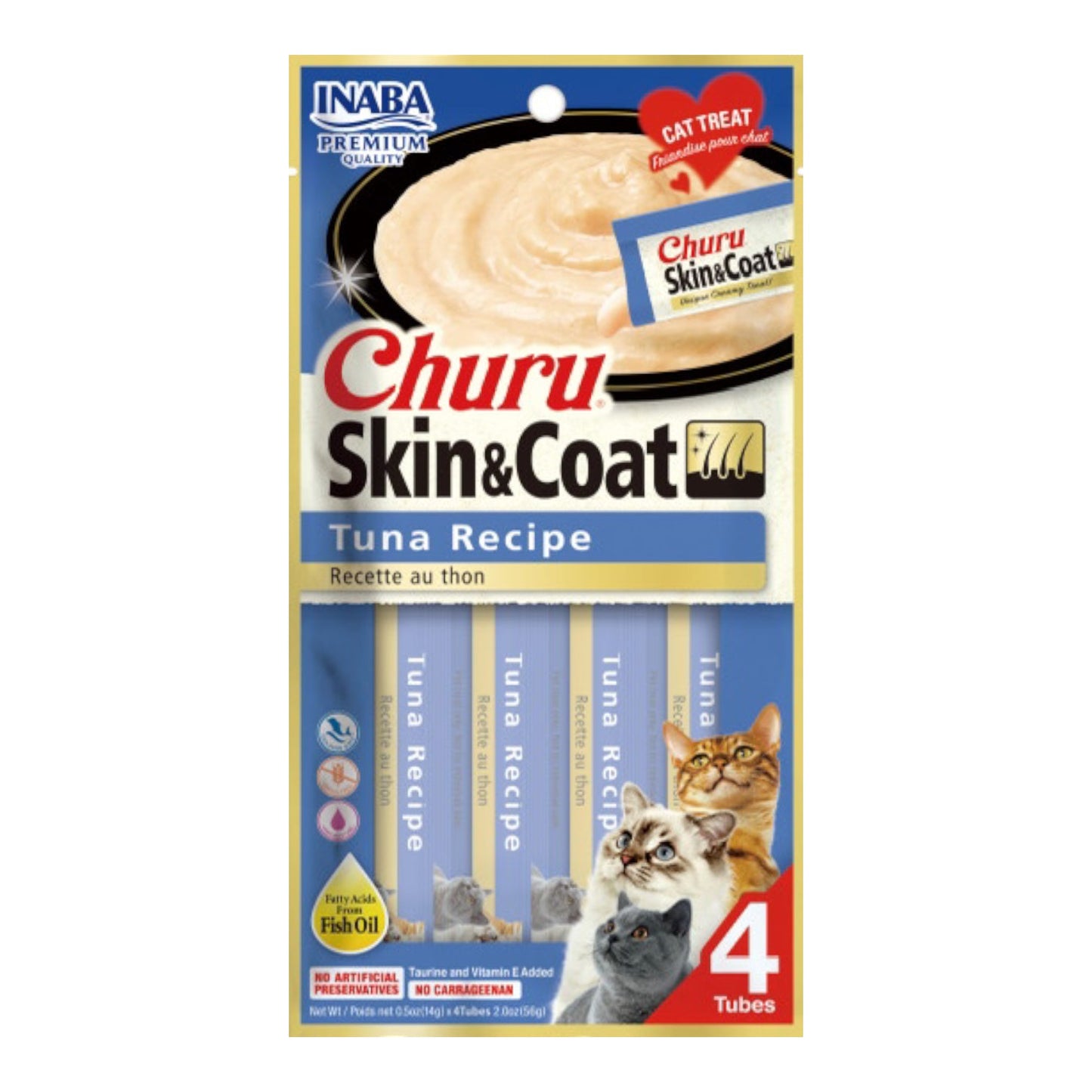 Inaba Cat Churu Skin & Coat Tuna Recipe