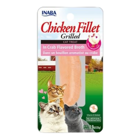 Inaba Cat Grilled Fillets Chicken in Crab Flavored Broth