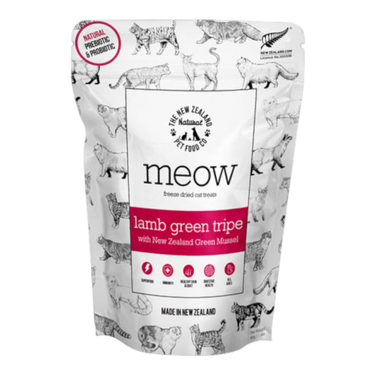 MEOW Treat Lamb Tripe With Green Lipped Mussels 40g
