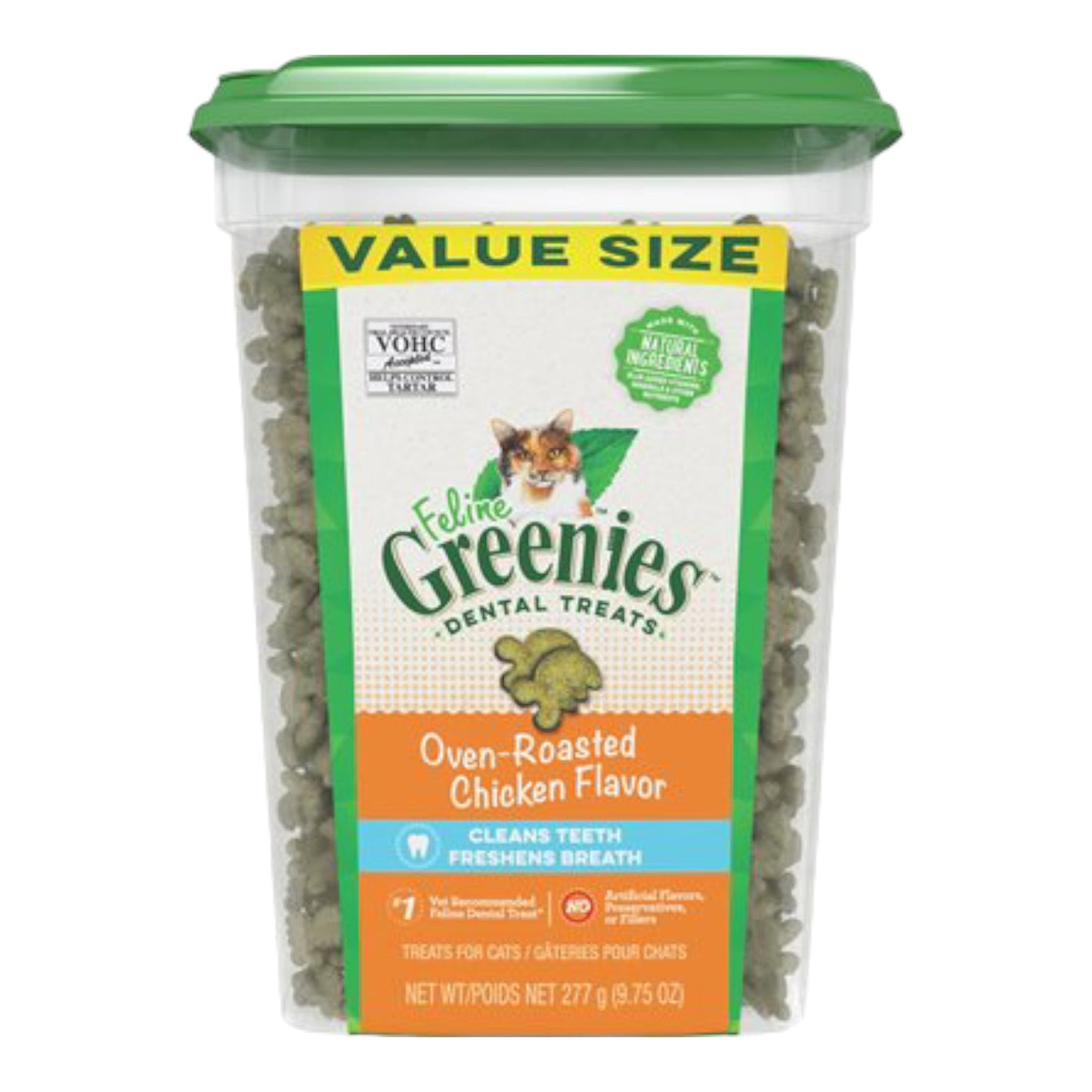 Greenies Feline Chicken Complete Dental Treat 9.75oz
