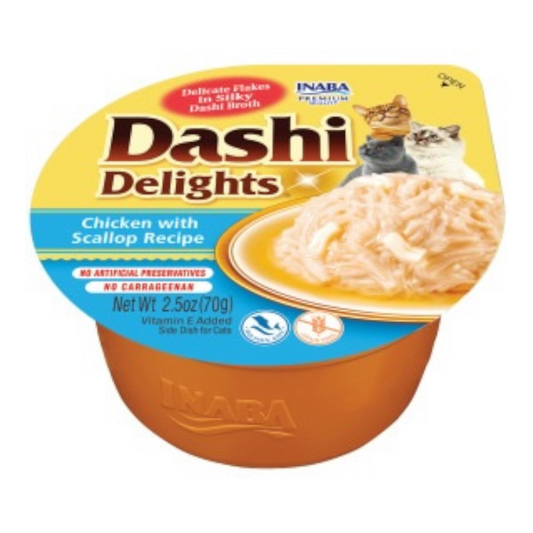 Inaba Cat Dashi Delights Chicken with Scallop Recipe