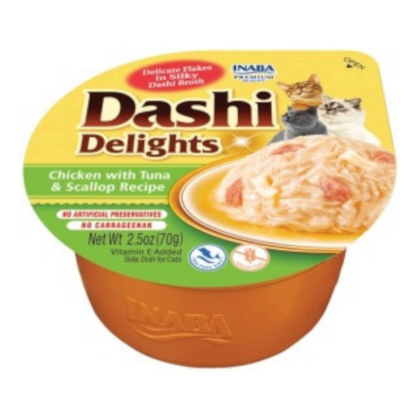 Inaba Cat Dashi Delights Chicken with Tuna & Scallop Recipe