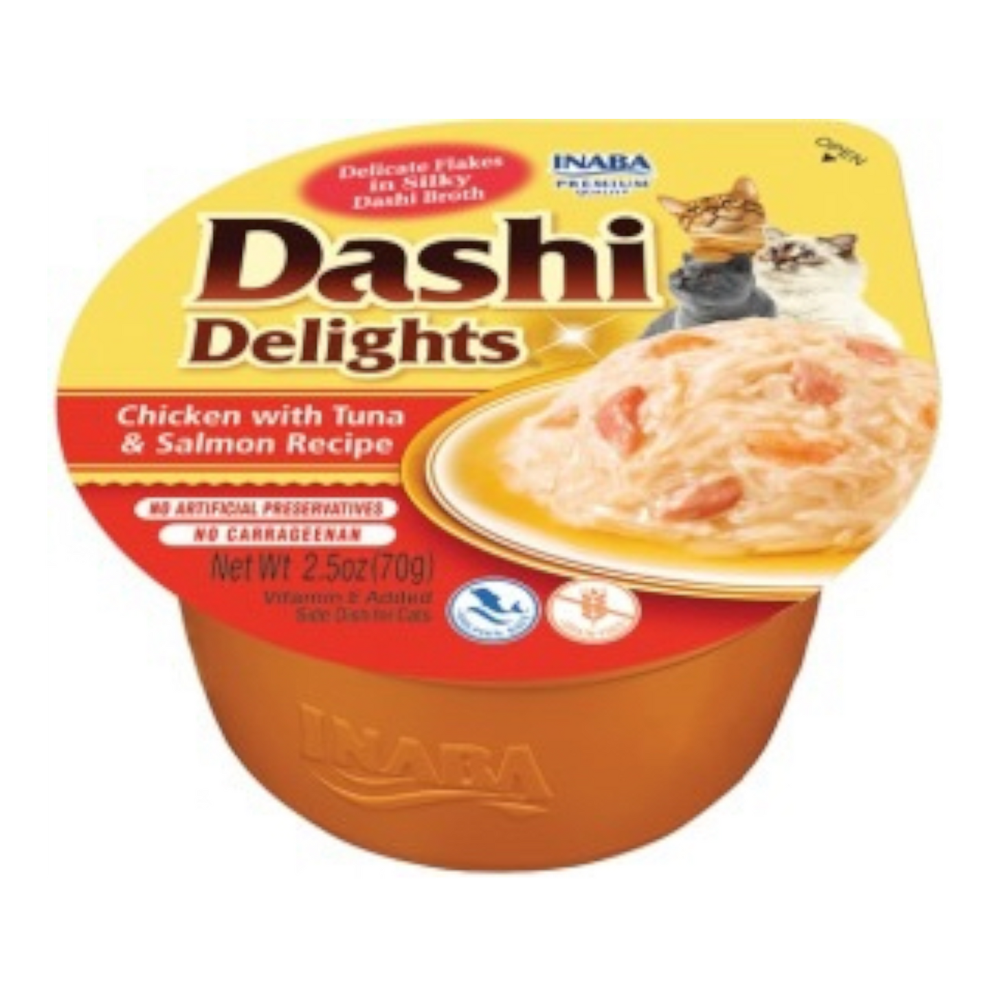 Inaba Cat Dashi Delights Chicken with Tuna & Salmon Recipe