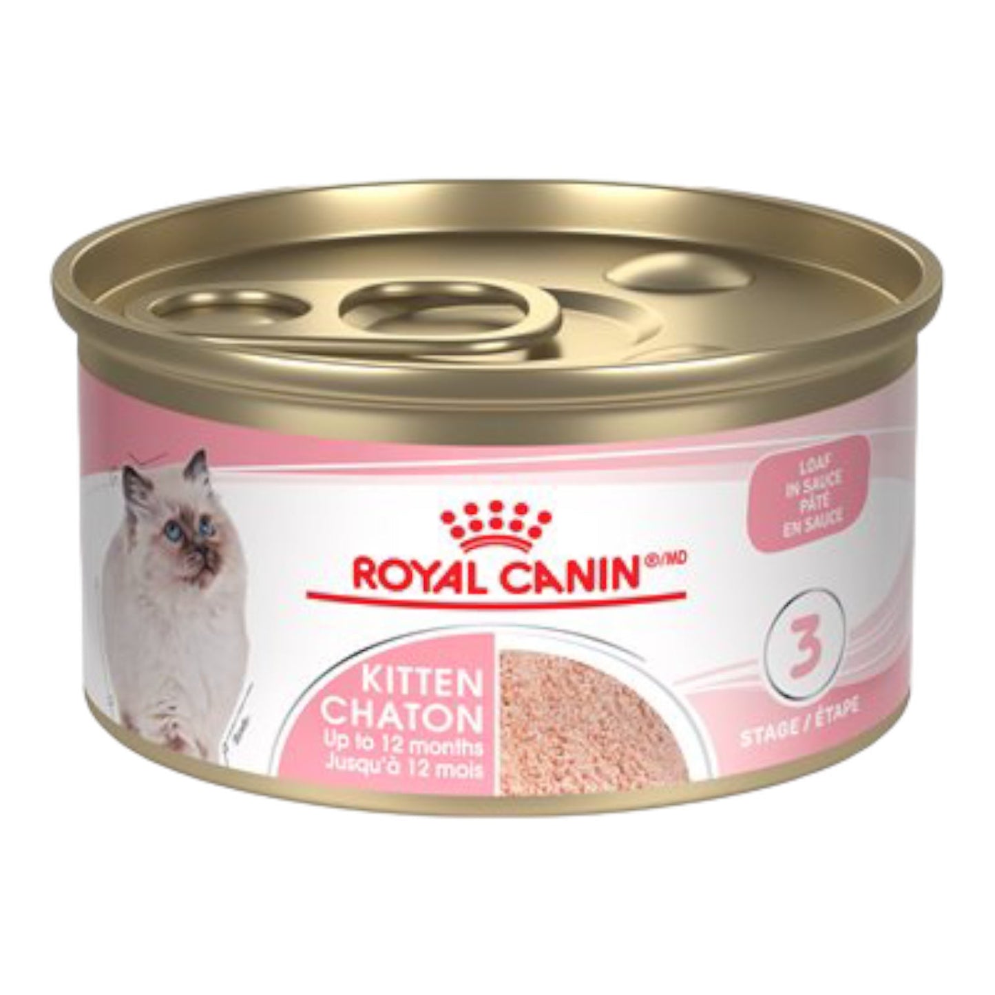 Royal Canin Feline Health Nutrition Kitten Loaf in Sauce 3oz