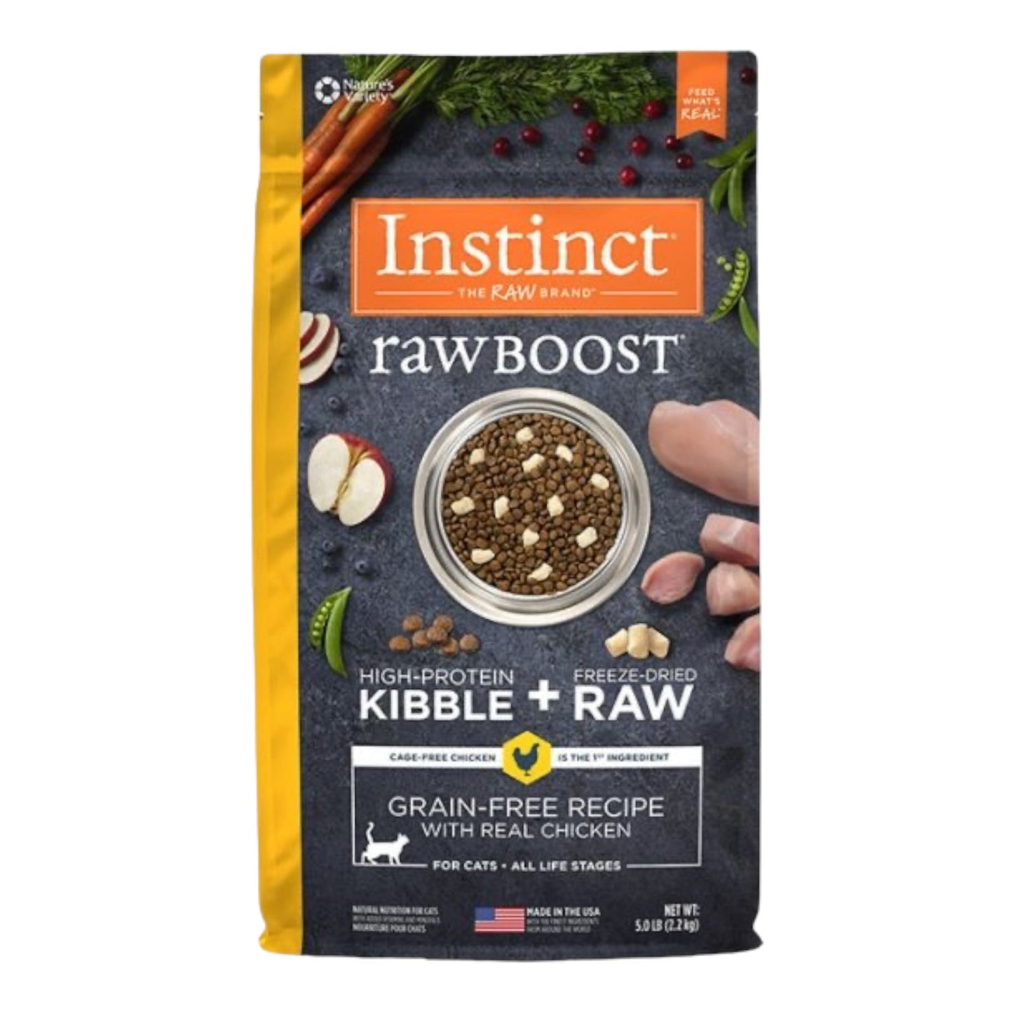 Instinct Raw Boost Grain Free With Real Chicken Cat 5lb