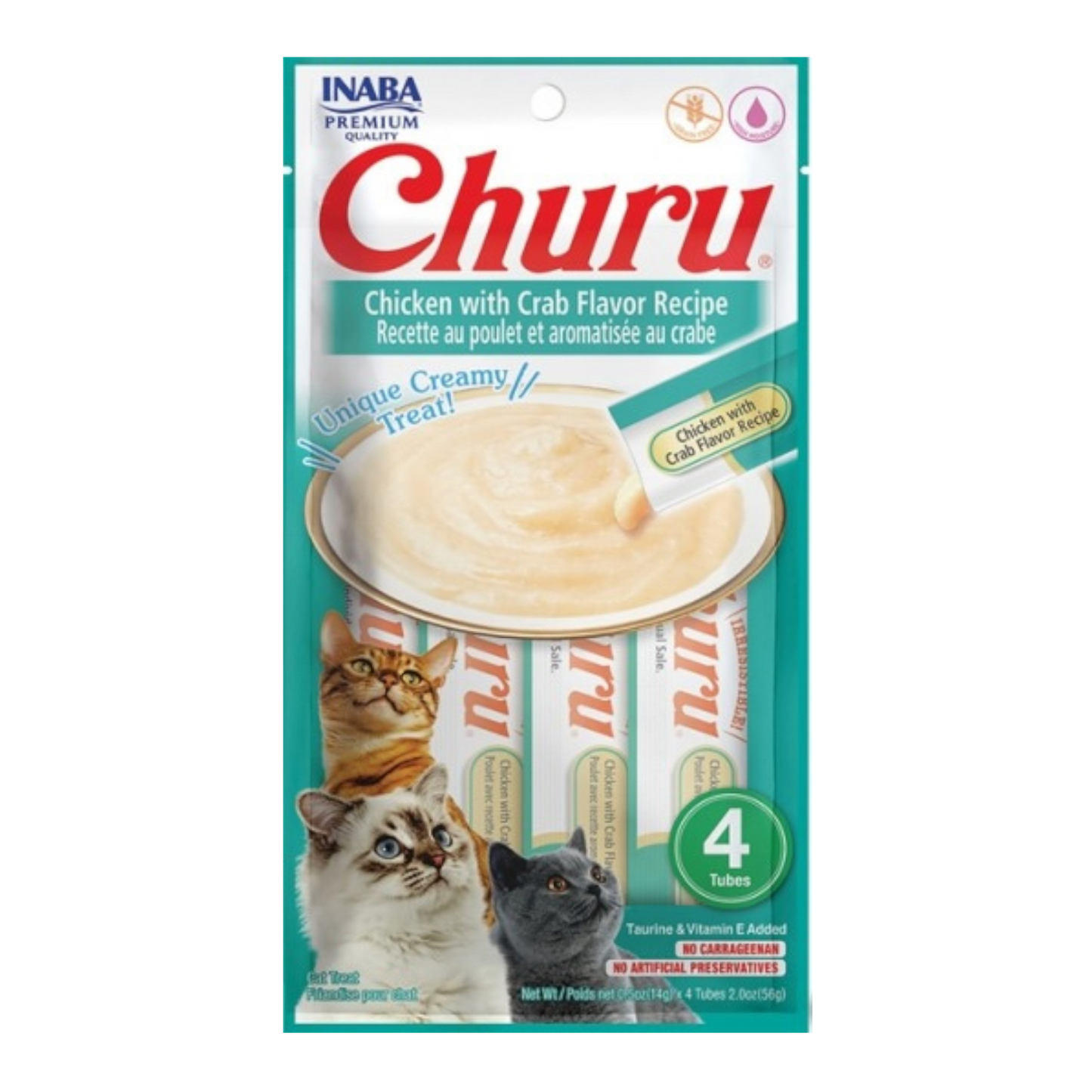 Inaba Cat Churu  Purées Chicken with Crab Flavour Recipe