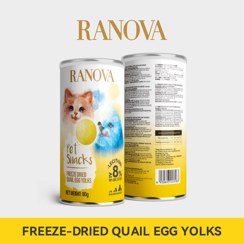 RANOVA Freeze Dried Quail Egg Yolks