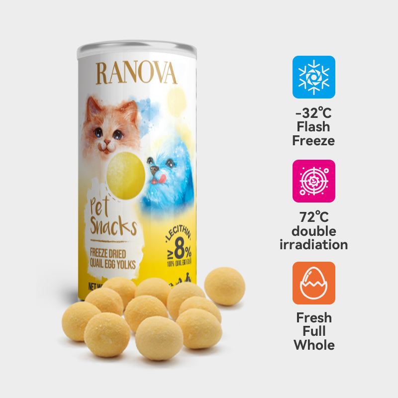 RANOVA Freeze Dried Quail Egg Yolks