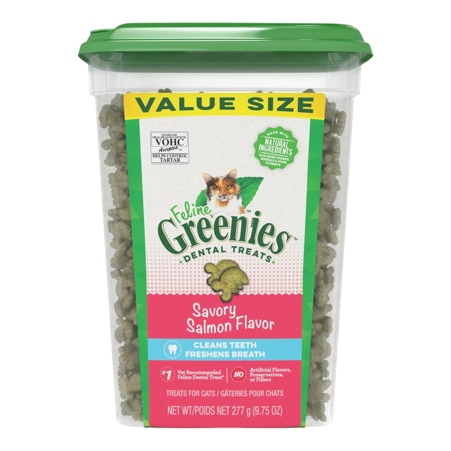 Greenies Feline Salmon Complete Dental Treat 9.75oz