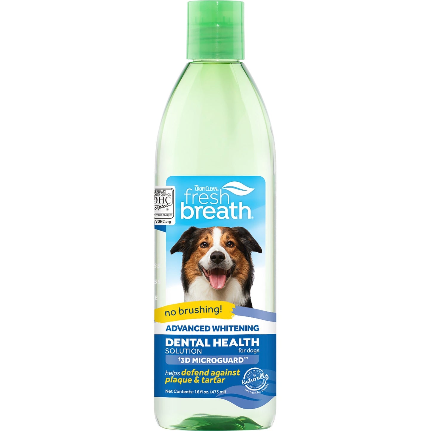 Tropiclean Fresh Breath Adv Whitening Dental Health Solution Dog 473ml