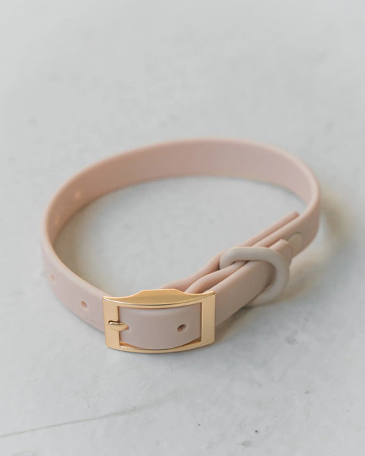 Dexypaws Waterproof Dog Collar in Nude