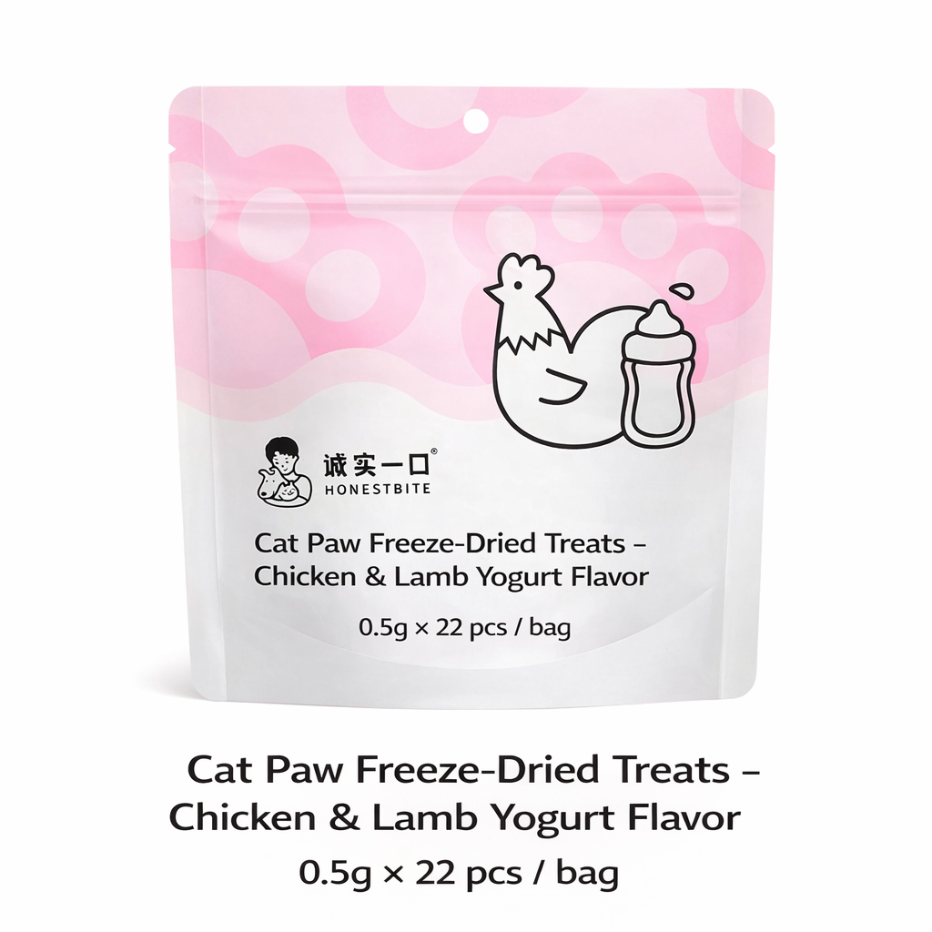 Honest Bite Freeze-Dried Chicken with Goat Milk or Catgrass