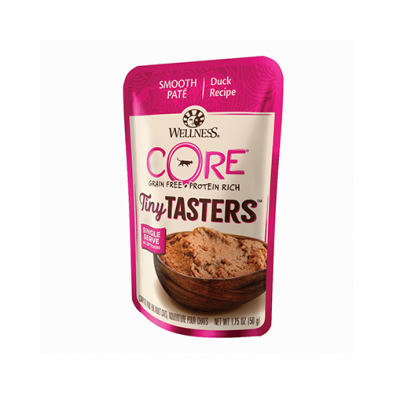 WELLNESS CORE TINY TASTERS DUCK WET CAT FOOD 1.75 OZ