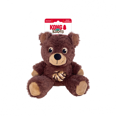 KONG KNOTS TEDDY ASSORTED MEDIUM DOG TOY