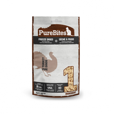 PUREBITES TURKEY BREAST FREEZE-DRIED CAT TREATS 26 GM