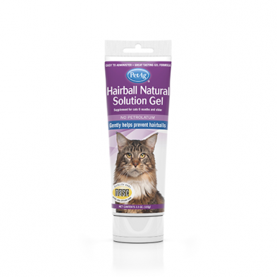PETAG HAIRBALL NATURAL SOLUTION GEL SUPPLEMENT FOR CATS 3.5 OZ