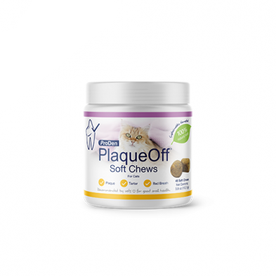 NATURVET PRODEN PLAQUE OFF SOFT CHEW FOR CATS 45CT